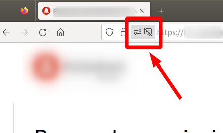 Umístění ikony v adresním řádku prohlížeče